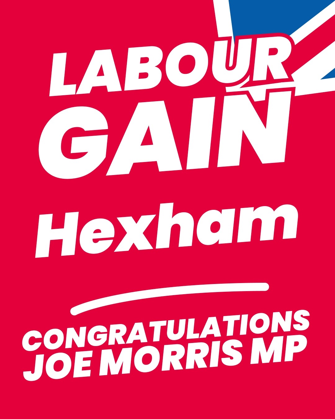 Labour win in Hexham!